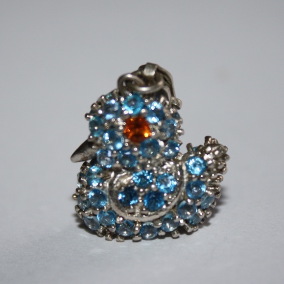Milano Charm's Jewelry - .925 sterling blue duck charm